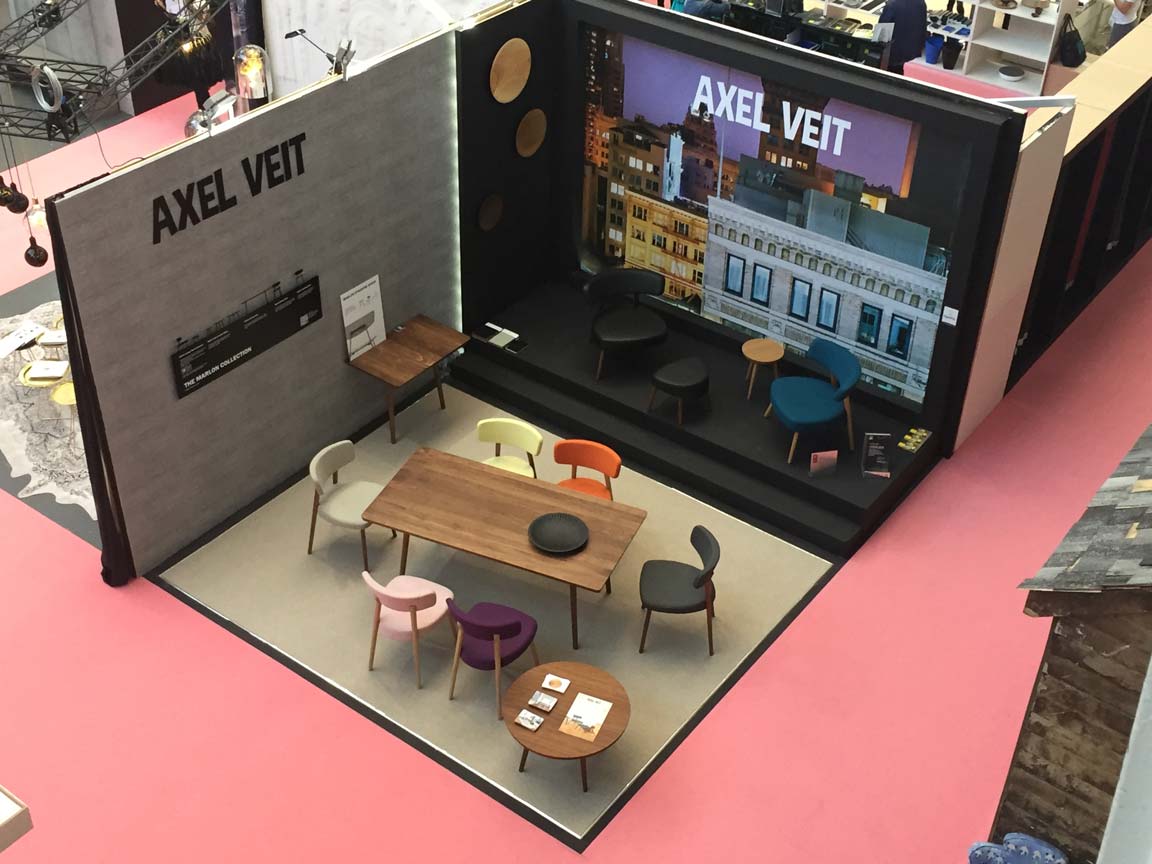 Messestand auf der 100% Design in London